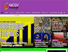 Tablet Screenshot of mgsvfutbol.com